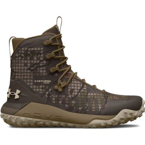 Under Armour - Mens Hovr Dawn Wp Nu Speed Boots, size 9 US mens, color green.